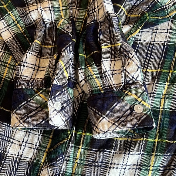 Rails Hunter Plaid‎ Button Down Shirt Green Navy XS - Picture 7 of 9